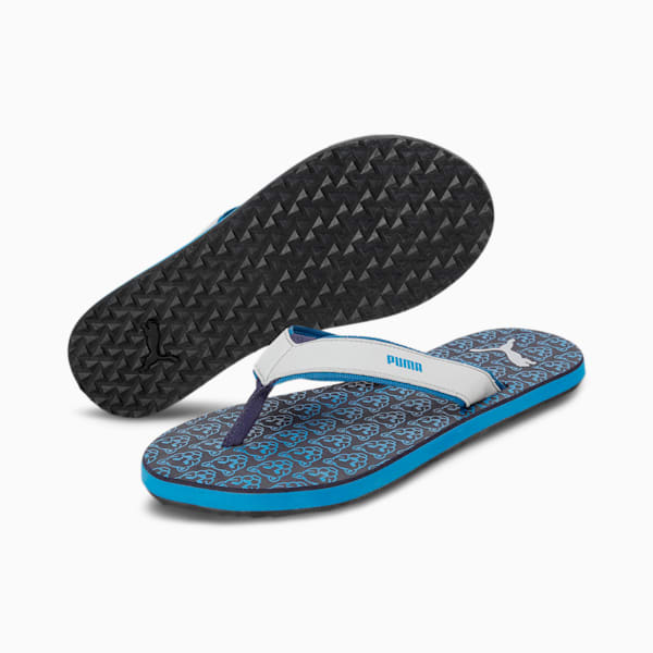 PUMAx1DER OKLA V2 Men's Flip-Flops, Peacoat-Mykonos Blue-Harbor Mist, extralarge-IND