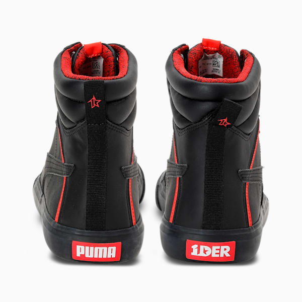 PUMAx1DER Rock V2 Men's Sneakers, Puma Black-Puma Black-Burnt Red, extralarge-IND