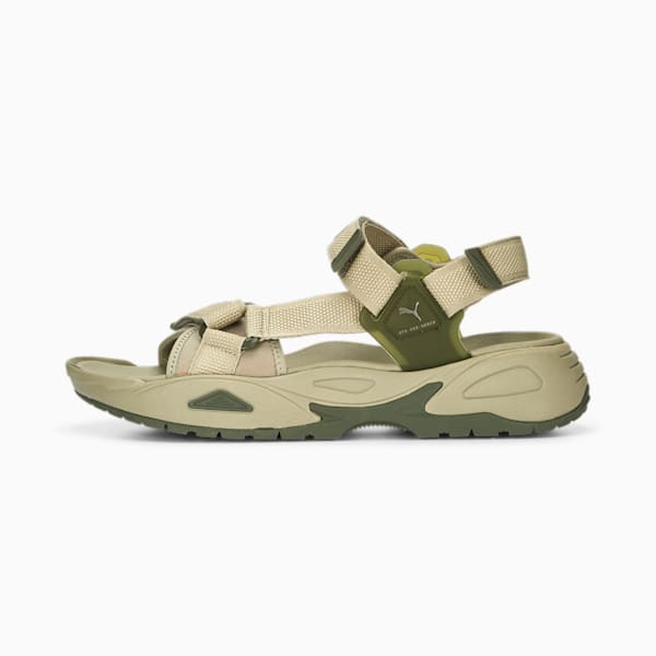 PUMA Traek Lite Sandals, Birch Tree-Green Moss, extralarge-GBR