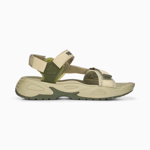 PUMA Traek Lite Sandals, Birch Tree-Green Moss, extralarge-GBR