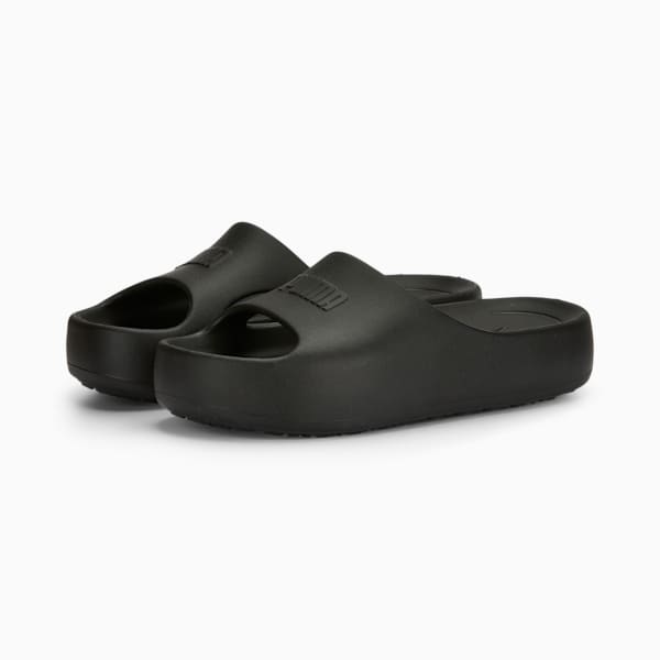 Black puma sliders womens clearance