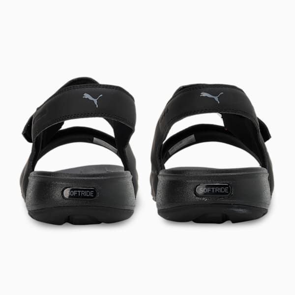 SOFTRIDE Pure Unisex Sandals, PUMA Black-Gray Tile, extralarge-IND