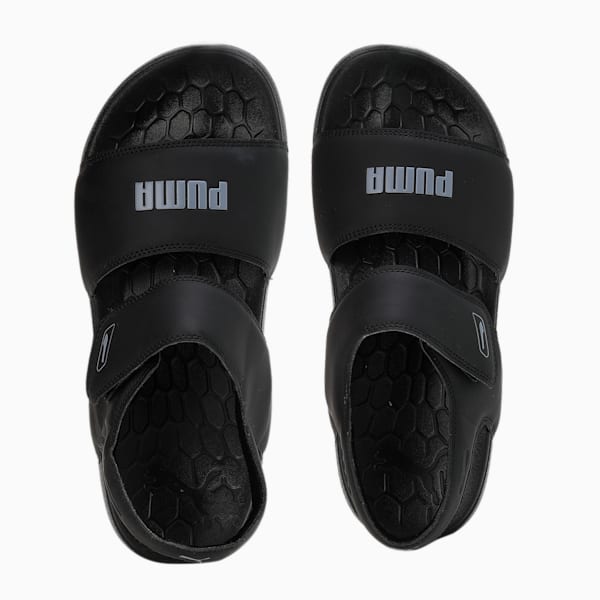 SOFTRIDE Pure Unisex Sandals, PUMA Black-Gray Tile, extralarge-IND