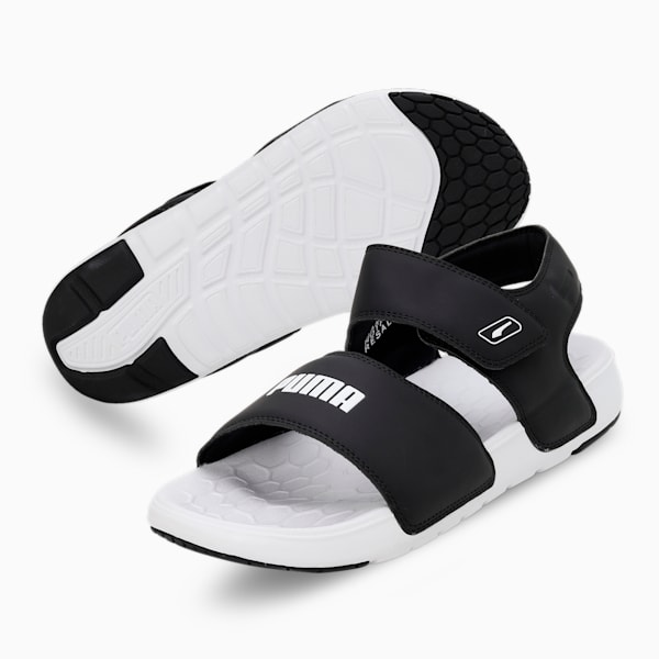 SOFTRIDE Pure Sandals, PUMA Black-PUMA White, extralarge-IND