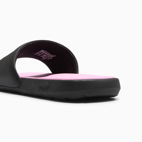 Cool Cat 2.0 Women's Slides, PUMA Black-PUMA White-Pale Pink, extralarge