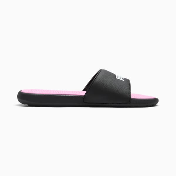 Cool Cat 2.0 Women's Slides, PUMA Black-PUMA White-Pale Pink, extralarge