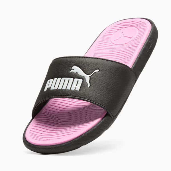 Puma slides purple best sale