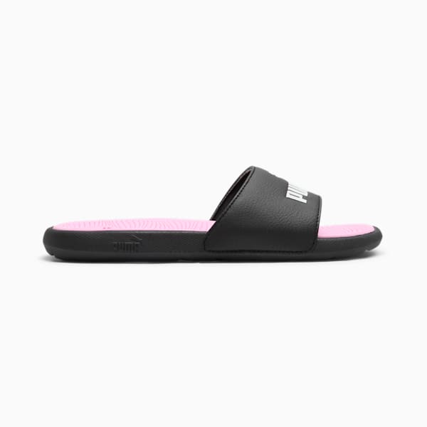 Cool Cat 2.0 Women's Slides, PUMA Black-PUMA White-Pale Pink, extralarge