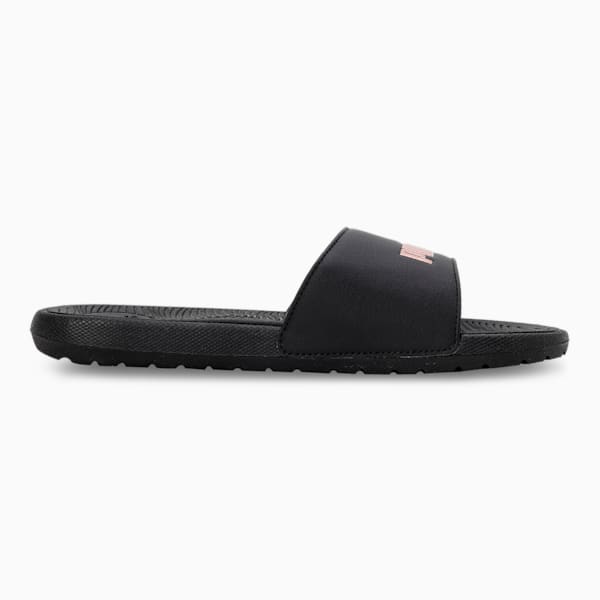 Cool Cat 2.0 Women's Slides, PUMA Black-Rose Gold, extralarge-IND