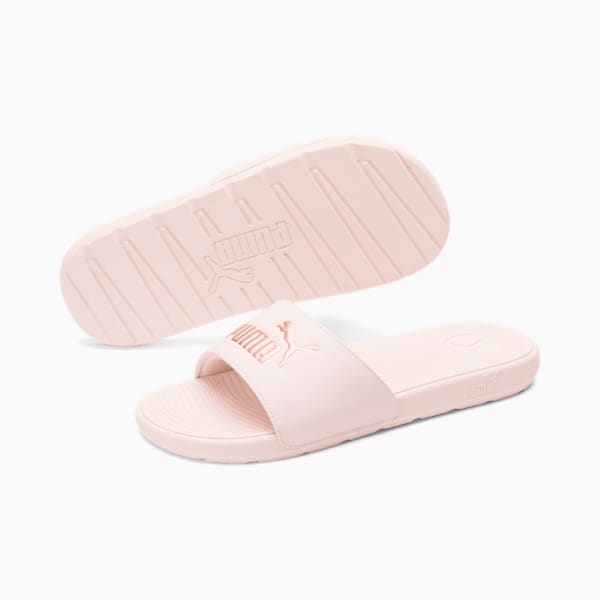 Cool Cat 2.0 Women's Slides, Cloud Pink-Rose Gold, extralarge