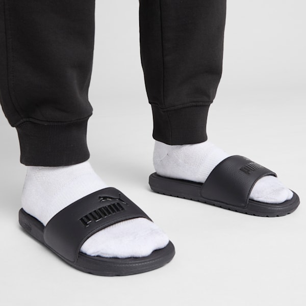 Cool Cat 2.0 Women's Slides, PUMA Black-PUMA Black, extralarge