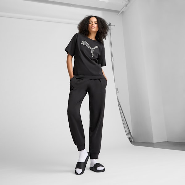 Cool Cat 2.0 Women's Slides, PUMA Black-PUMA Black, extralarge