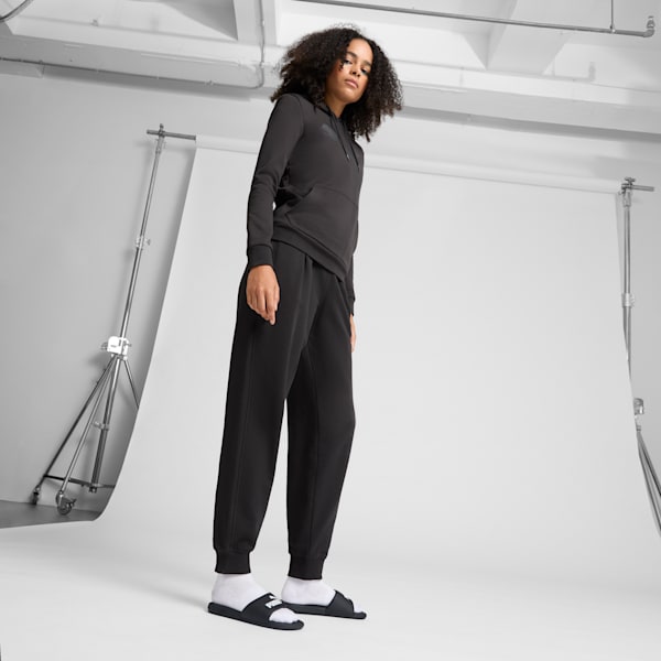Cool Cat 2.0 Women's Slides, PUMA Black-PUMA White, extralarge
