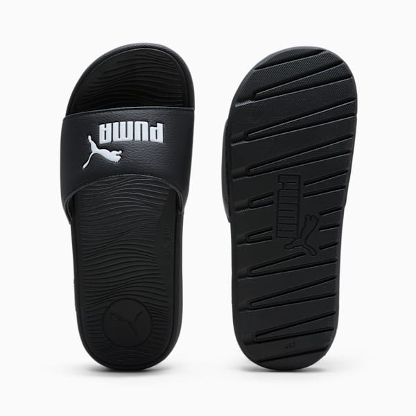 Cool Cat 2.0 Women's Slides, PUMA Black-PUMA White, extralarge