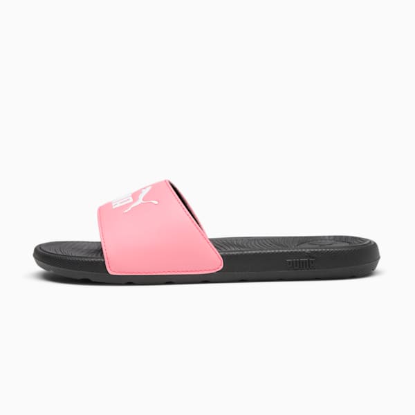 Cool Cat 2.0 Women's Slides, Passionfruit-PUMA White-PUMA Black, extralarge