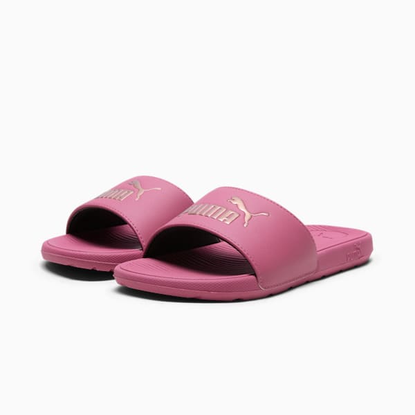 Cool Cat 2.0 Women's Slides, Rose Wine-Rose Gold, extralarge