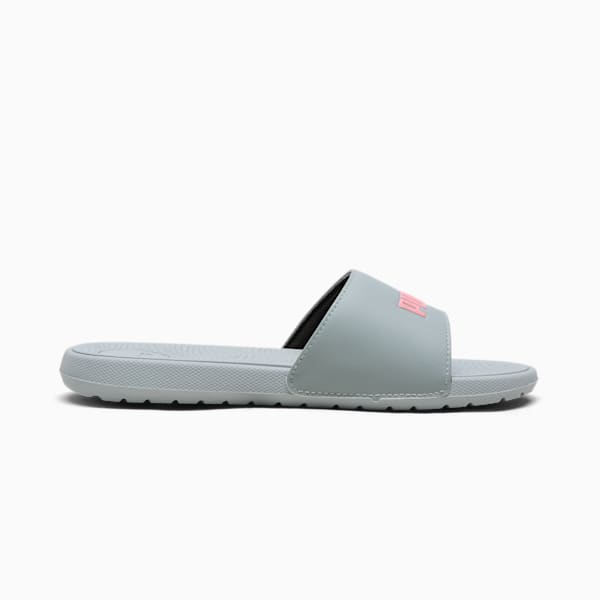 Cool Cat 2.0 Women's Slides, Cool Mid Gray-Passionfruit-Fresh Mint, extralarge