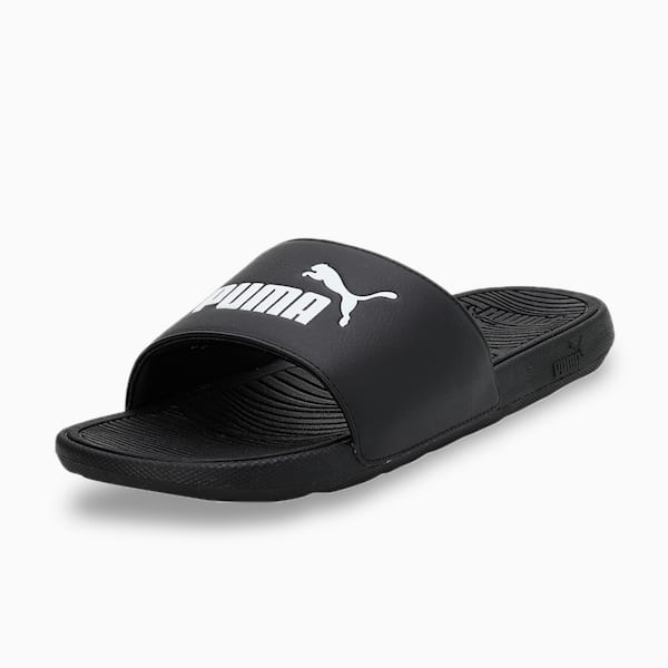 Cool Cat 2.0 Slides, PUMA Black-PUMA White, extralarge-IND