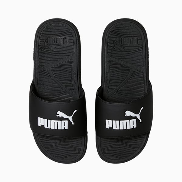 Cool Cat 2.0 Slides, PUMA Black-PUMA White, extralarge