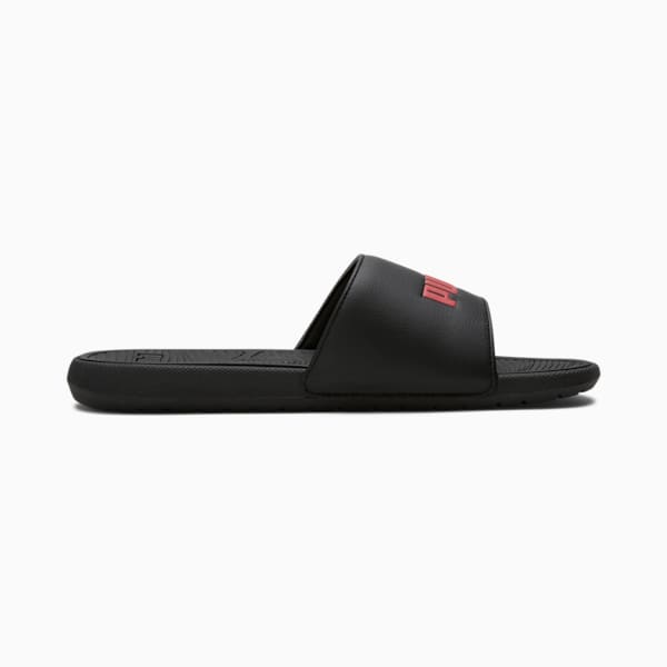 Cool Cat 2.0 Men's Slides, PUMA Black-PUMA Red, extralarge