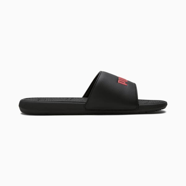 Cool Cat 2.0 Slides, PUMA Black-PUMA Red, extralarge