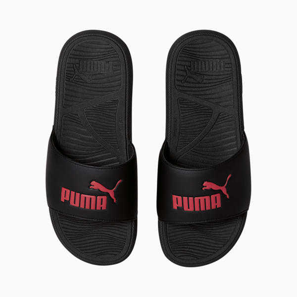 Cool Cat 2.0 Men's Slides, PUMA Black-PUMA Red, extralarge