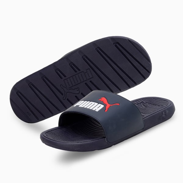 Cool Cat 2.0 Slides, Parisian Night-PUMA White-PUMA Red, extralarge-IND