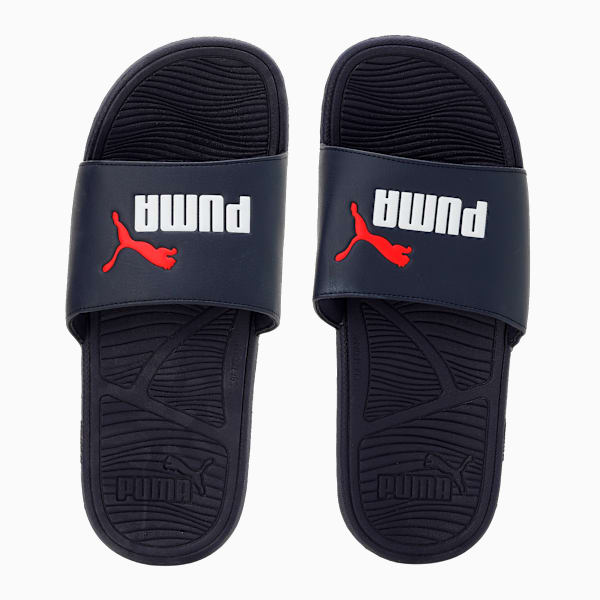 Cool Cat 2.0 Slides, Parisian Night-PUMA White-PUMA Red, extralarge-IND