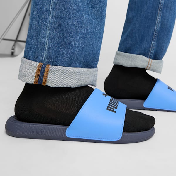 Cool Cat 2.0 Men's Slides, Blue Skies-New Navy, extralarge