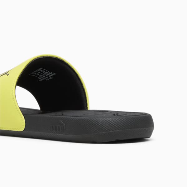 Cool Cat 2.0 Men's Slides, Lime Sheen-PUMA Black, extralarge