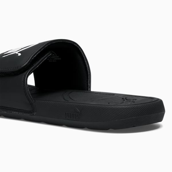 Cool Cat 2.0 Slides, PUMA Black-PUMA White, extralarge