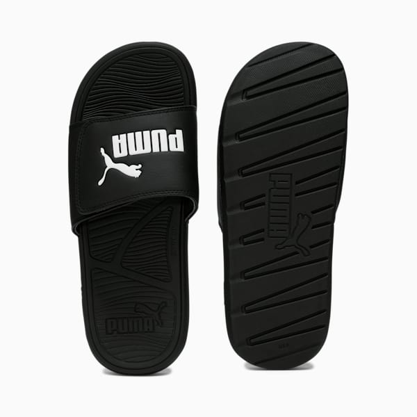 Cool Cat 2.0 Slides, PUMA Black-PUMA White, extralarge