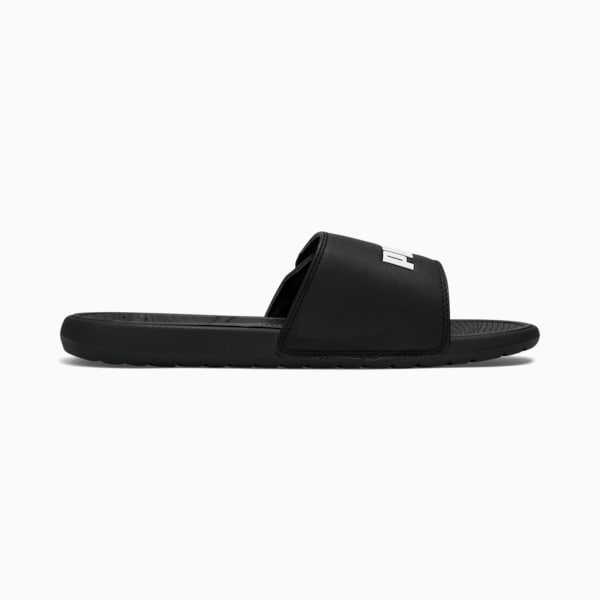 Cool Cat 2.0 Slides, PUMA Black-PUMA White, extralarge