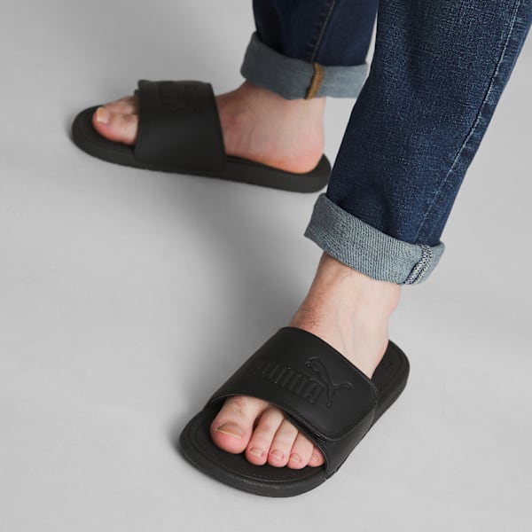 Cool Cat 2.0 Men's Slides, PUMA Black-PUMA Black, extralarge