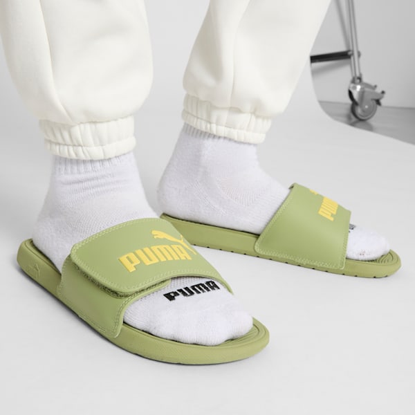 Claquettes Cool Cat 2.0, Calming Green-Sunny Yellow, extralarge