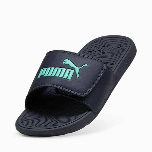Cool Cat 2.0 Slides, New Navy-Aquatic, extralarge