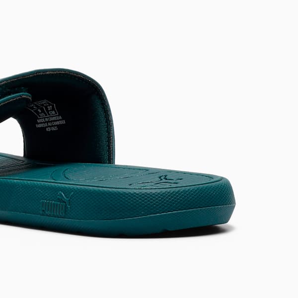 Cool Cat 2.0 Slides, Green Terrain-Calming Green, extralarge