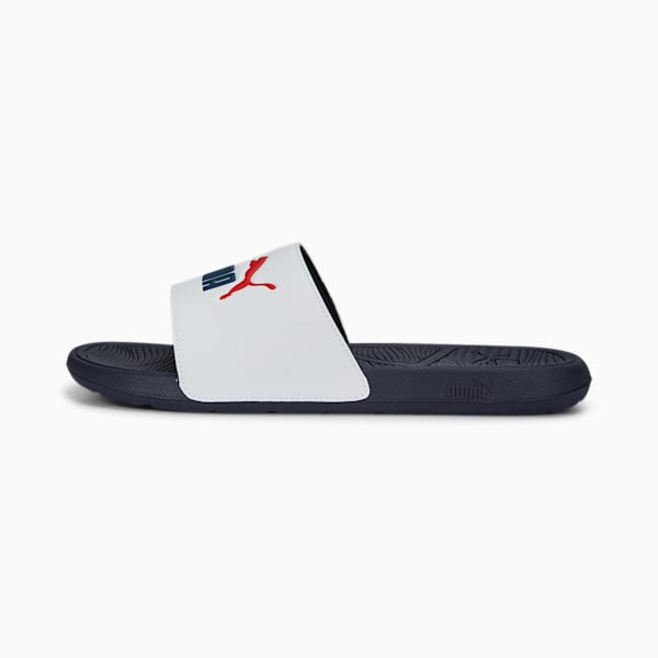 Cool Cat 2.0 BX Slides, PUMA White-Parisian Night-PUMA Red, extralarge-IND
