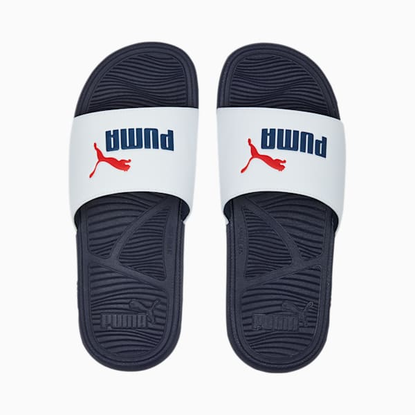 Cool Cat 2.0 BX Slides, PUMA White-Parisian Night-PUMA Red, extralarge-IND