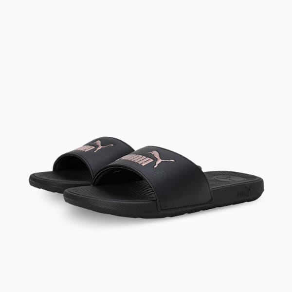 Puma slides rose gold on sale