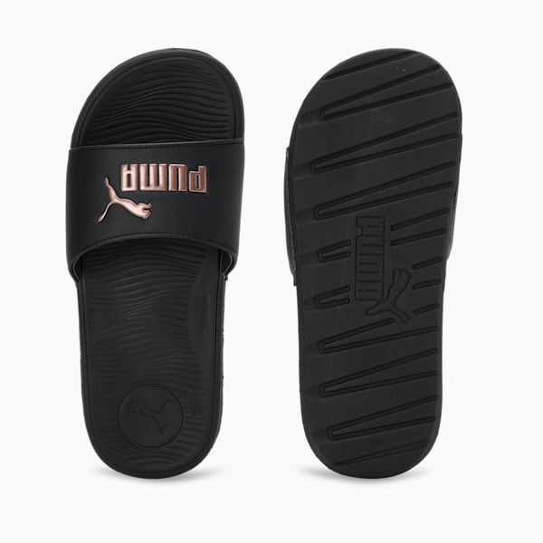 Cool Cat 2.0 BX Women's Slides, PUMA Black-Rose Gold, extralarge-IND