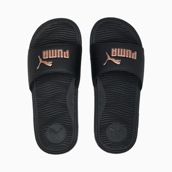 Cool Cat 2.0 BX Women's Slides, PUMA Black-Rose Gold, extralarge
