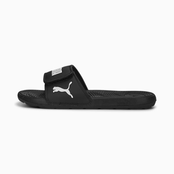 Cool Cat 2.0 BX Women's Slides, PUMA Black-PUMA White, extralarge-IND