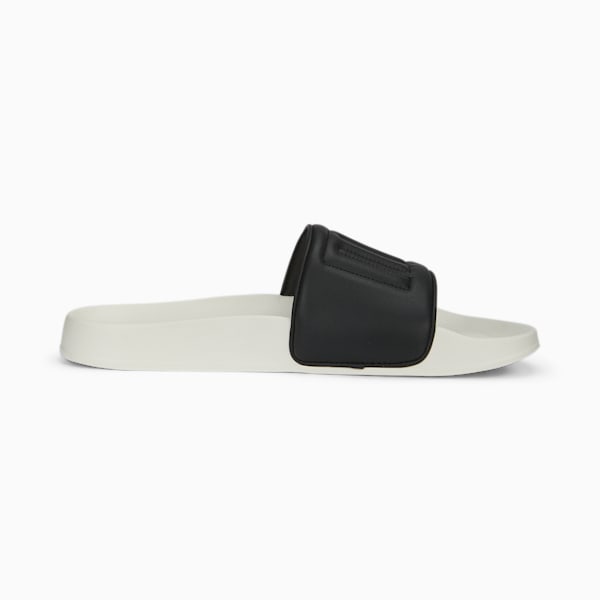 Leadcat 2.0 Quilted Women's Slides, PUMA Black-Pristine-Metallic Gold, extralarge-IND