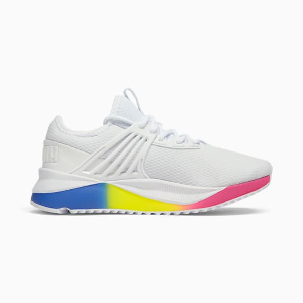 Pace Future Fluo Women's Sneakers, Puma White-Limepunch, extralarge