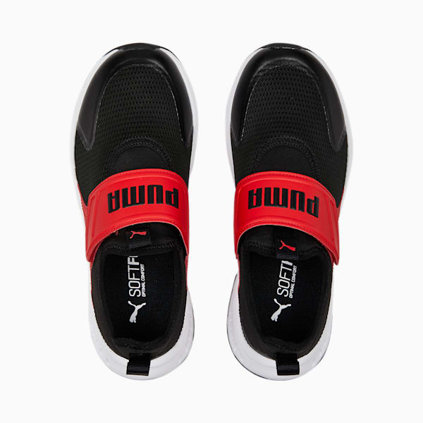 Evolve Slip On Youth Sneakers, PUMA Black-For All Time Red-PUMA White, extralarge-IND