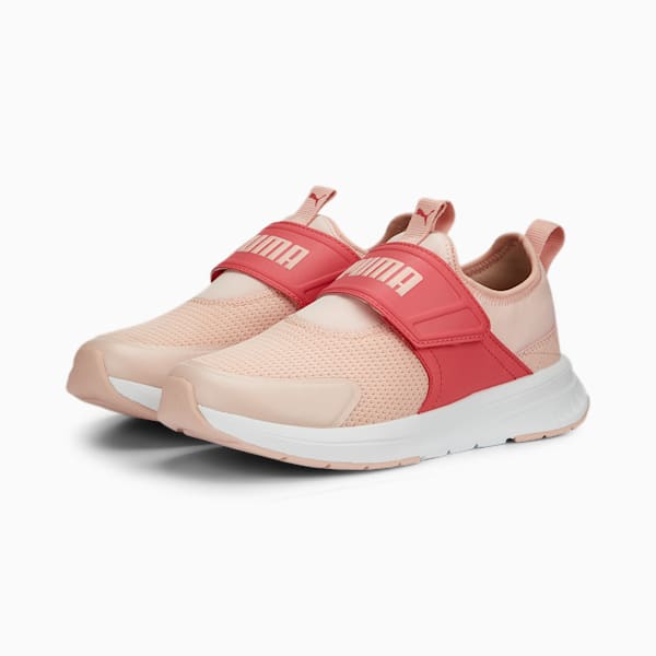 Evolve Slip On Youth Sneakers, Rose Dust-Loveable-PUMA White, extralarge-IND