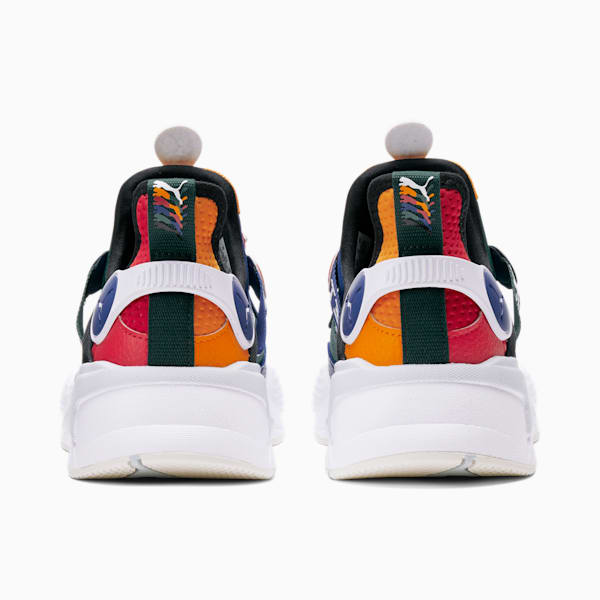 RS-X T3CH New Heritage Sneakers, Apricot-Blazing Blue-Varsity Green