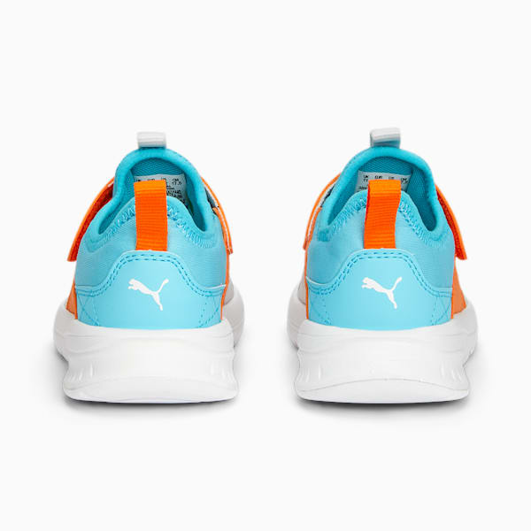 Evolve Slip On Kids' Sneakers, Feather Gray-Rickie Orange-PUMA White-Hero Blue, extralarge-IND