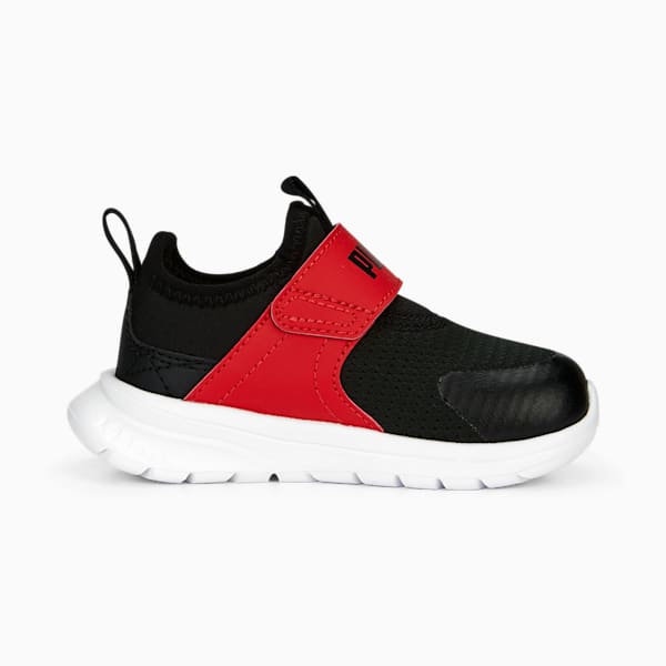 PUMA Evolve Slip-On Toddlers' Sneakers, PUMA Black-For All Time Red-PUMA White, extralarge